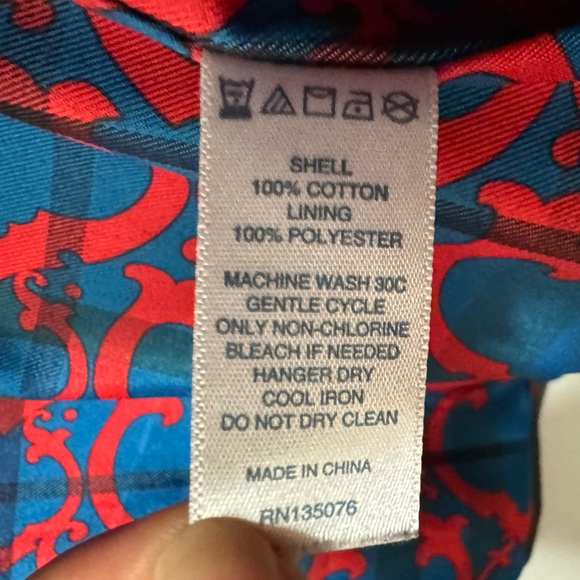 C. Wonder Lightweight Utility Barn Jacket Olive Green Corduroy Medium Fisherman - Picture 5 of 5